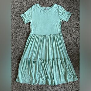 Sage Green Warehouse Midi Dress